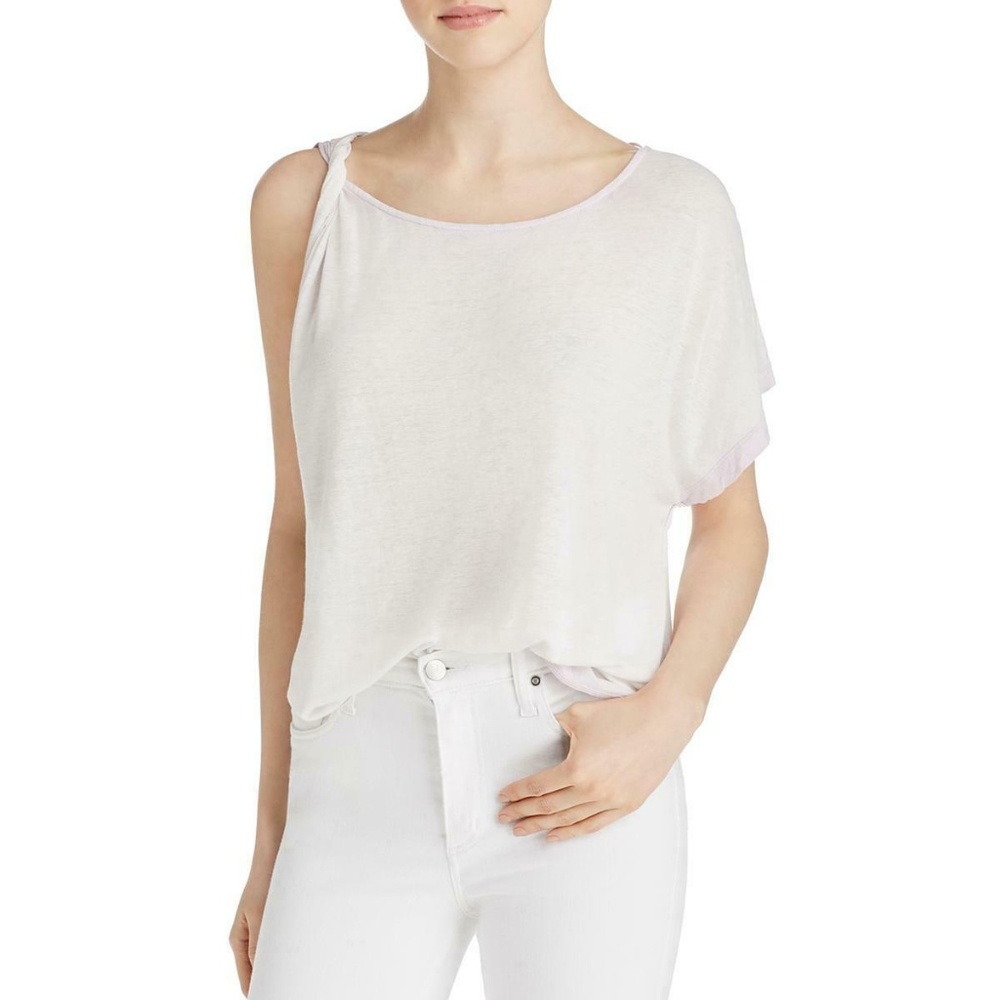 We The Free People One-Shoulder Tee T Shirt Top M